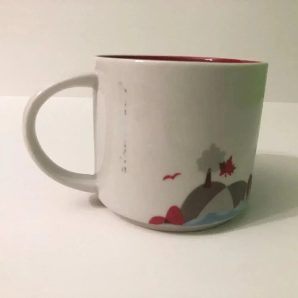 2015 Starbucks You Are Here Canada Mug 14 Oz Cup Faded Logo - Picture 12 of 15